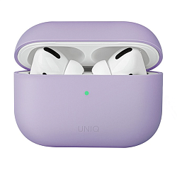 Кобура UNIQ Lino для Apple AirPods Pro 2 поликарбонат, силикон, лавандовый