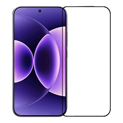 Защитное стекло 3D Classic для Xiaomi 17 Pro Max, черная рамка