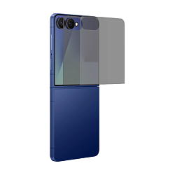 Защитное стекло Kuzoom 2.5D для Samsung Galaxy Z Flip 7, черная рамка