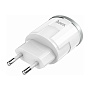 Сетевое зарядное устройство Hoco C37A 12 Вт, белый - 1