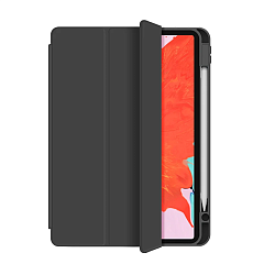 Чехол-книжка WIWU Protective Case для Apple iPad Pro 12.9" (2020 / 2021 / 2022) полиуретан, искусственная кожа, чёрный