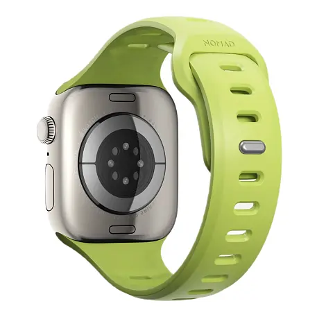 Спортивный ремешок Nomad Tempo Band для Apple Watch 44 / 45 / 46 / 49mm фторэластомер жёлтый - 2