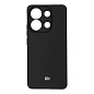 Клип-кейс (накладка) Silicone cover закрытый для Xiaomi Redmi Note 13 Pro 5G / Poco X6 5G силикон, чёрный