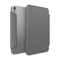 Чехол-книжка c отделением под стилус UNIQ Camden Click для Apple iPad Air 13" (2024 / 2025 / 2026) полиуретан, искусственная кожа, серый