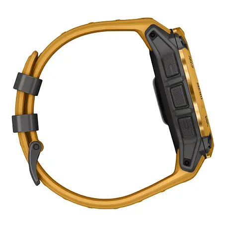Умные часы Garmin Instinct 3 50mm Solar жёлтый (жёлто-серый ремешок) - 6