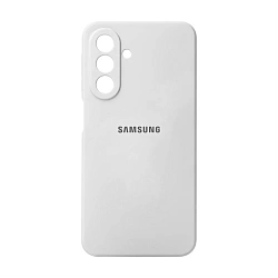 Клип-кейс (накладка) Silicone cover закрытый для Samsung Galaxy A17 / A26 силикон, белый