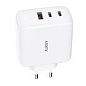 Сетевое зарядное устройство Aukey 3-Port PD Wall Charger 90 Вт белый
