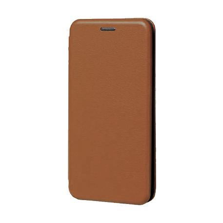 Чехол-книжка для Xiaomi Redmi 8a искусственная кожа, коричневый - 2