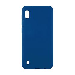 Клип-кейс (накладка) Silicone cover для Samsung Galaxy A10 силикон, тёмно-лазурный