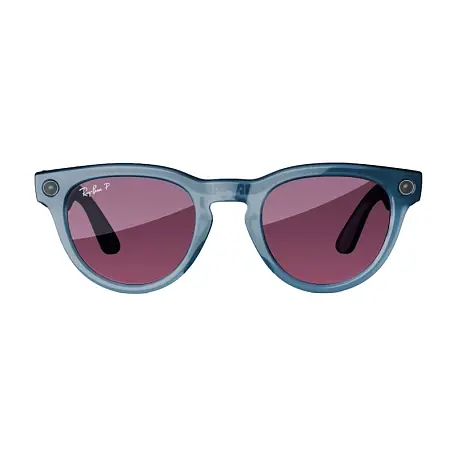 Умные очки Ray-Ban Headliner Shiny Jeans, Dusty Red Polarized, (50-23-150mm) - 2
