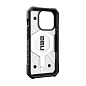 Клип-кейс (накладка) UAG Pathfinder Magsafe для Apple iPhone 15 Pro (Уценка) прозрачный (Ice) (хорошее состояние, мелкие царапины) - 3