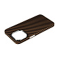Клип-кейс (накладка) K-DOO Kevlar для Apple iPhone 13 Pro кевлар, чёрно-коричневый (полоска) - 4