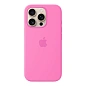 Клип-кейс (накладка) Silicone Case MagSafe для Apple iPhone 16 Pro (Уценка) "пион" (хорошее состояние, мелкие пятна)