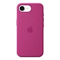 Клип-кейс (накладка) Silicone Case MagSafe для Apple iPhone 16e / 17e силикон, фуксия
