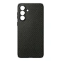 Клип-кейс (накладка) Borasco Art Case для Samsung Galaxy S26 Plus полиуретан, поликарбонат, "чёрный карбон"