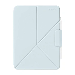 Чехол-книжка Pitaka MagEZ Folio 2 для Apple iPad Air 13" (2024 / 2025 / 2026) / iPad Pro 12.9" (2018 / 2022) полиуретан, голубой
