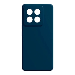 Клип-кейс (накладка) для Xiaomi 14 силикон, тёмно-синий