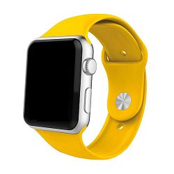 Спортивный ремешок для Apple Watch 38 / 40 / 41 / 42mm фторэластомер жёлтый