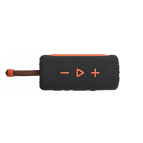 Портативная колонка JBL Go 3 чёрный с оранжевым - 4