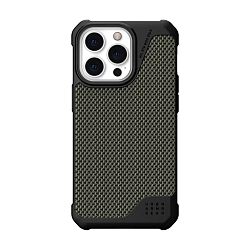 Клип-кейс (накладка) UAG Metropolis LT для Apple iPhone 13 Pro полиуретан, ткань, кевлар (армид), оливковый