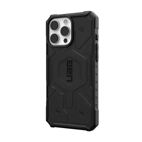 Клип-кейс (накладка) UAG Pathfinder Magsafe для Apple iPhone 16 Pro Max (Уценка) чёрный (отличное состояние, повреждена упаковка) - 2