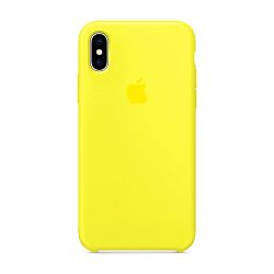 Клип-кейс (накладка) Apple Silicone Case для Apple iPhone X силикон, Flash