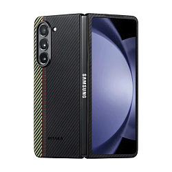 Клип-кейс (накладка) Pitaka Fusion Weaving Air Case для Samsung Galaxy Z Fold 5 кевлар (арамид), "увертюра"