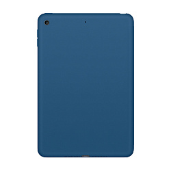 Клип-кейс (накладка) Silicone Case (без лого) для Apple iPad 10.2" (2019 / 2020 / 2021) полиуретан, тёмно-синий