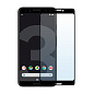 Защитное стекло 3D Premium для Google Pixel 3, черная рамка
