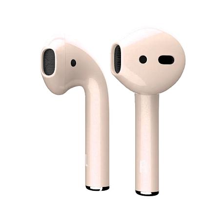 Беспроводные наушники Apple AirPods 2 с зарядным футляром перламутровый - 2