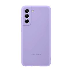 Клип-кейс (накладка) Samsung Silicone cover для Samsung Galaxy S21 FE поликарбонат, силикон, фиолетовый