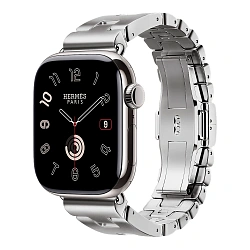 Умные часы Apple Watch Hermes Series 11 42mm GPS + Cellular Silver Titanium Case Gris Single Tour Grand H Strap