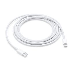 Дата-кабель Apple  Type-C to Lightning 2 м, белый
