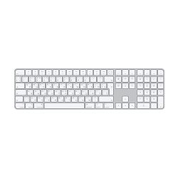 Клавиатура беспроводная Apple Magic Keyboard with Touch ID and Numeric Keypad белый