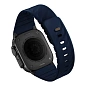 Спортивный ремешок UNIQ Fluo для Apple Watch 38 / 40 / 41 / 42 / 44 / 45 / 46 / 49mm каучук синий - 2