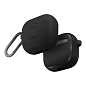 Кобура UNIQ Clyde для Apple AirPods 4 полиуретан, поликарбонат, "угольный" - тёмно-серый