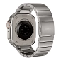 Блочный браслет uBear Grade для Apple Watch 46 / 49mm титан "натуральный титан" - 2