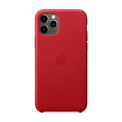 Клип-кейс (накладка) Apple Leather Case для Apple iPhone 11 Pro кожа, Red