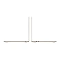Ноутбук Apple Macbook Air 13" (2025) M4 24 ГБ, 512 ГБ SSD (MC6A4), "сияющая звезда" - 3