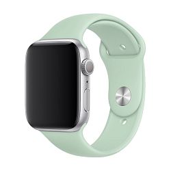 Спортивный ремешок для Apple Watch 38 / 40 / 41 / 42mm фторэластомер "голубой берилл"