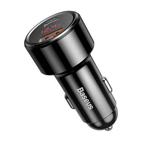 Автомобильное зарядное устройство Baseus Magic Series A+C 45 Вт чёрный - 2