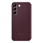 Чехол-книжка Samsung Smart Clear View Cover для Samsung Galaxy S22 полиуретан, поликарбонат, бургунди - 3