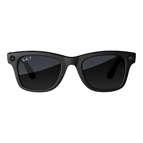 Умные очки Ray-Ban Wayfarer Matte Black, Gradient Graphite Polarized, (53-22-155mm) - 2