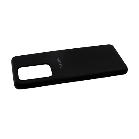 Клип-кейс (накладка) для Samsung Galaxy S20 Ultra силикон, чёрный - 4