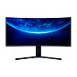 Монитор Xiaomi Mi Curved Gaming 34" чёрный с регулируемым наклоном и высотой (XMMNTWQ34)