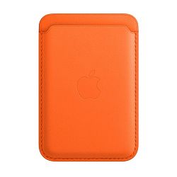 Кардхолдер Apple Wallet Magsafe реплика для Apple iPhone искусственная кожа, оранжевый