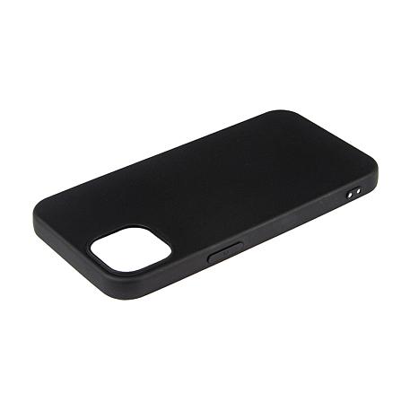 Клип-кейс (накладка) Без лого для Apple iPhone 13 силикон, чёрный - 4