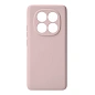 Клип-кейс (накладка) Silicone cover закрытый для Xiaomi Redmi Note 15 Pro 4G силикон, пудровый