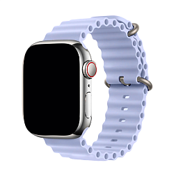 Ремешок Ocean Band для Apple Watch 38 / 40 / 41 / 42mm силикон лавандовый