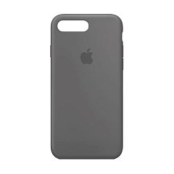 Клип-кейс (накладка) Apple Silicone Case закрытый для Apple iPhone 7 Plus / 8 Plus силикон, серый